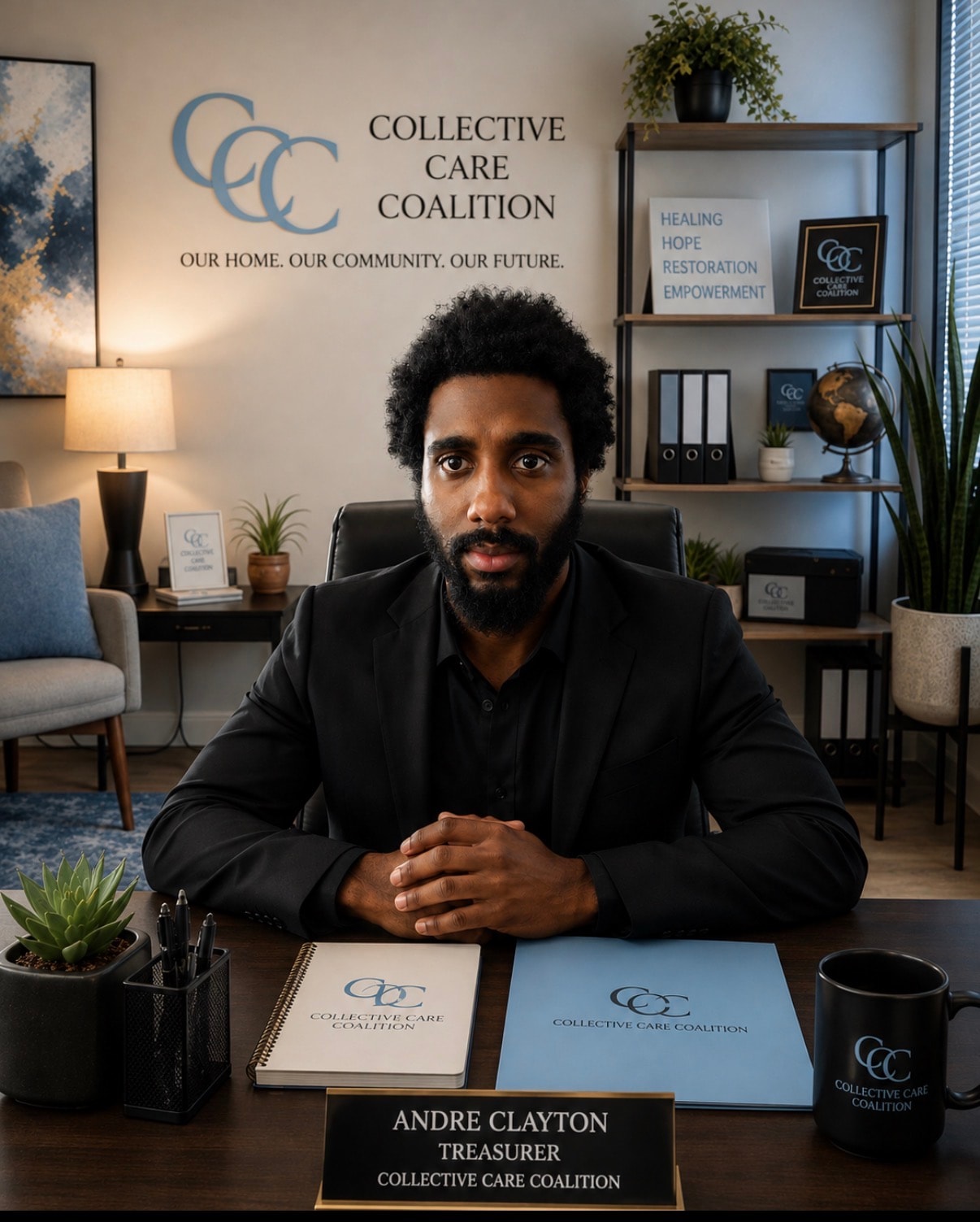 Andre Clayton Jr., Treasurer of Collective Care Coalition